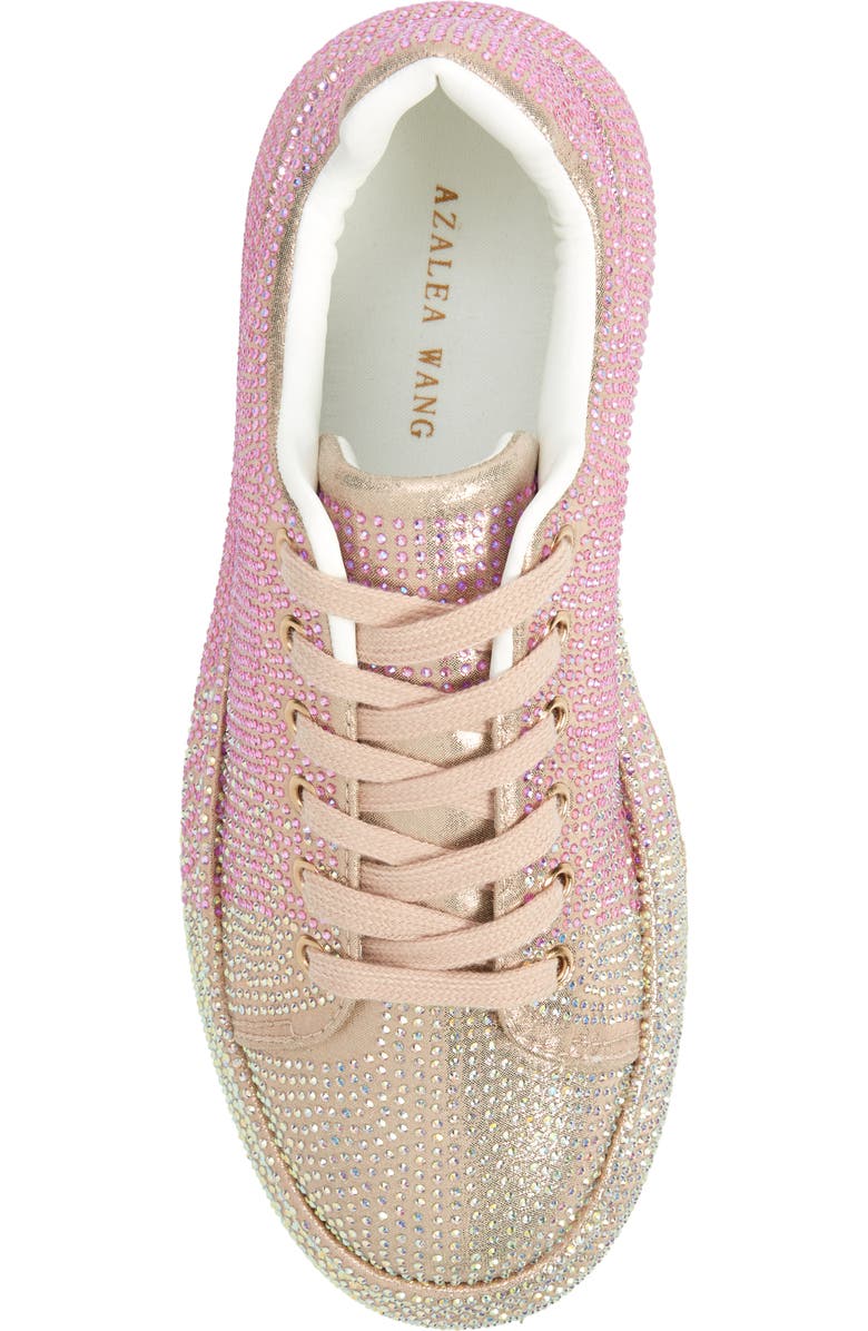 AZALEA WANG Tangy Water Resistant Sneaker, Alternate, color, Pink