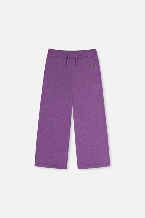 Cozy Texture Wide Leg Knitted Pants