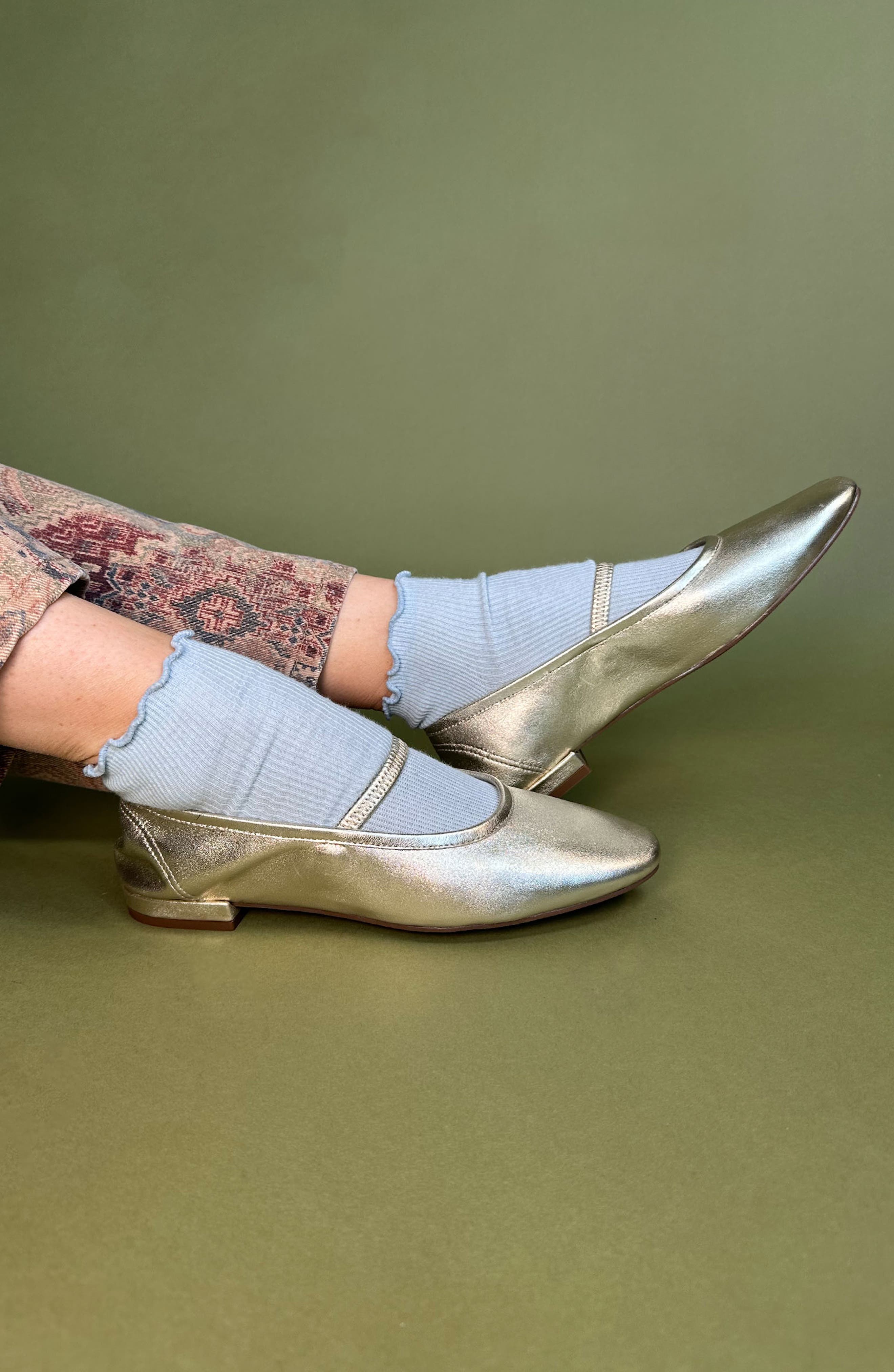 Sweetheart Mary Jane Flat, Alternate, color, LIGHT GOLD