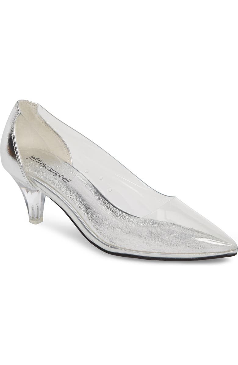 Jeffrey Campbell Gracienne Transparent Pump, Main, color,