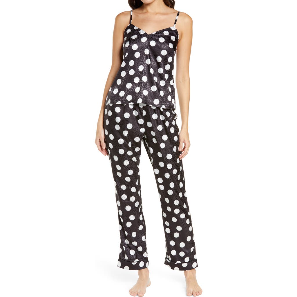 Chi Chi London Eiyana Satin Pajamas in Black  product