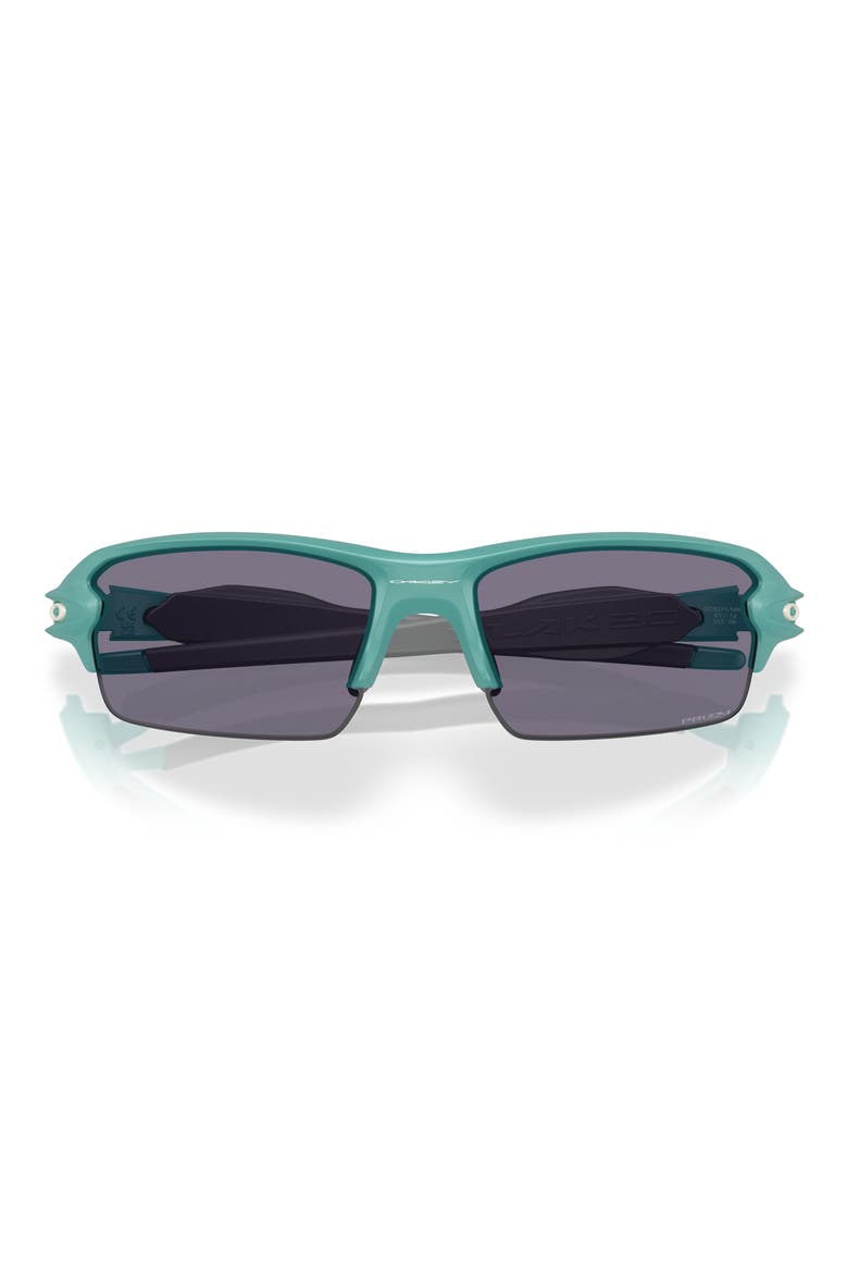 61mm Flak 2.0 Prizm™ Rectangle Sunglasses, Alternate, color, MATTE PACIFIC / PRIZM GREY
