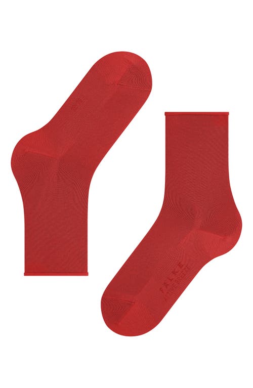 Falke Active Breeze Crew Socks In Red