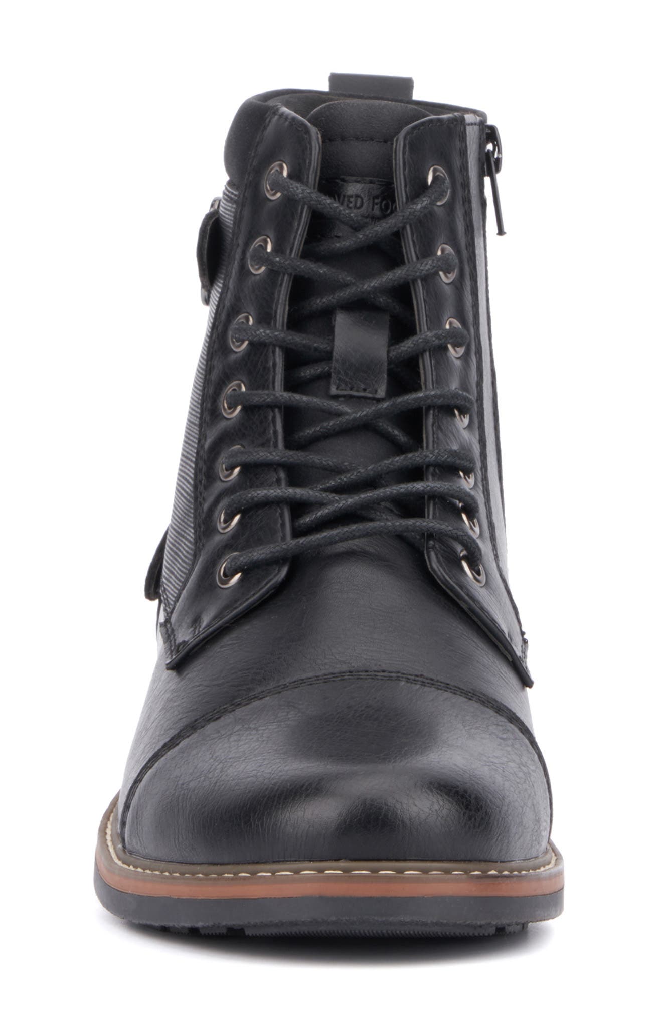 RESERVE FOOTWEAR Emmett Cap Toe Boot, Alternate, color, Black
