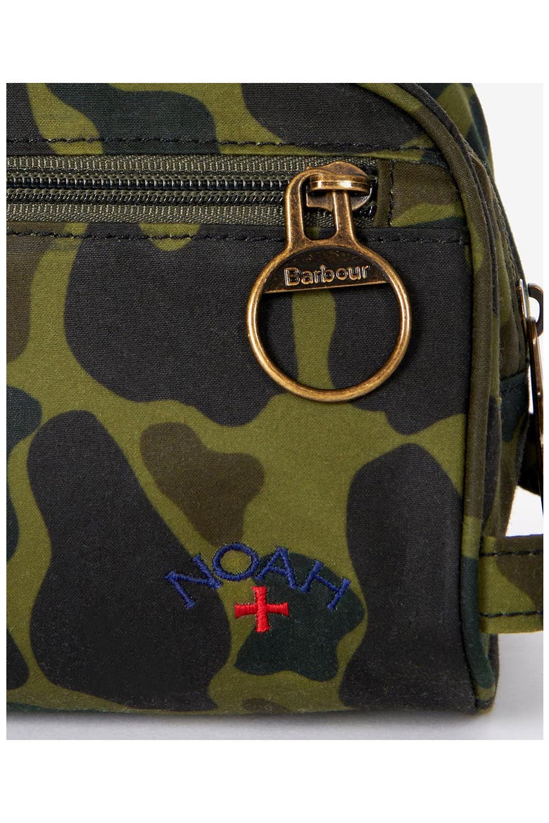 x Noah Waxed Cotton Toiletry Case, Alternate, color, CAMO