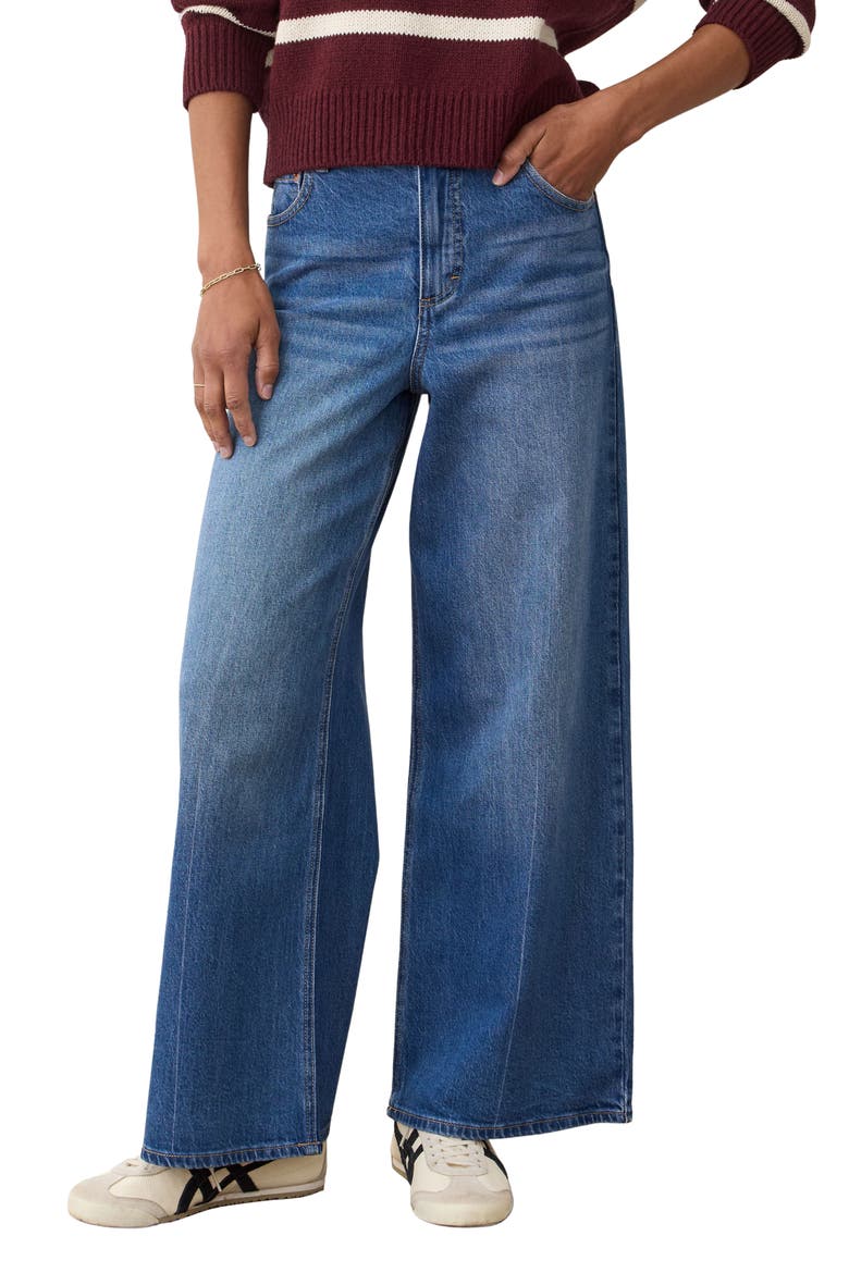 Charlie Wide Leg Jeans, Main, color, MEDIUM WASH