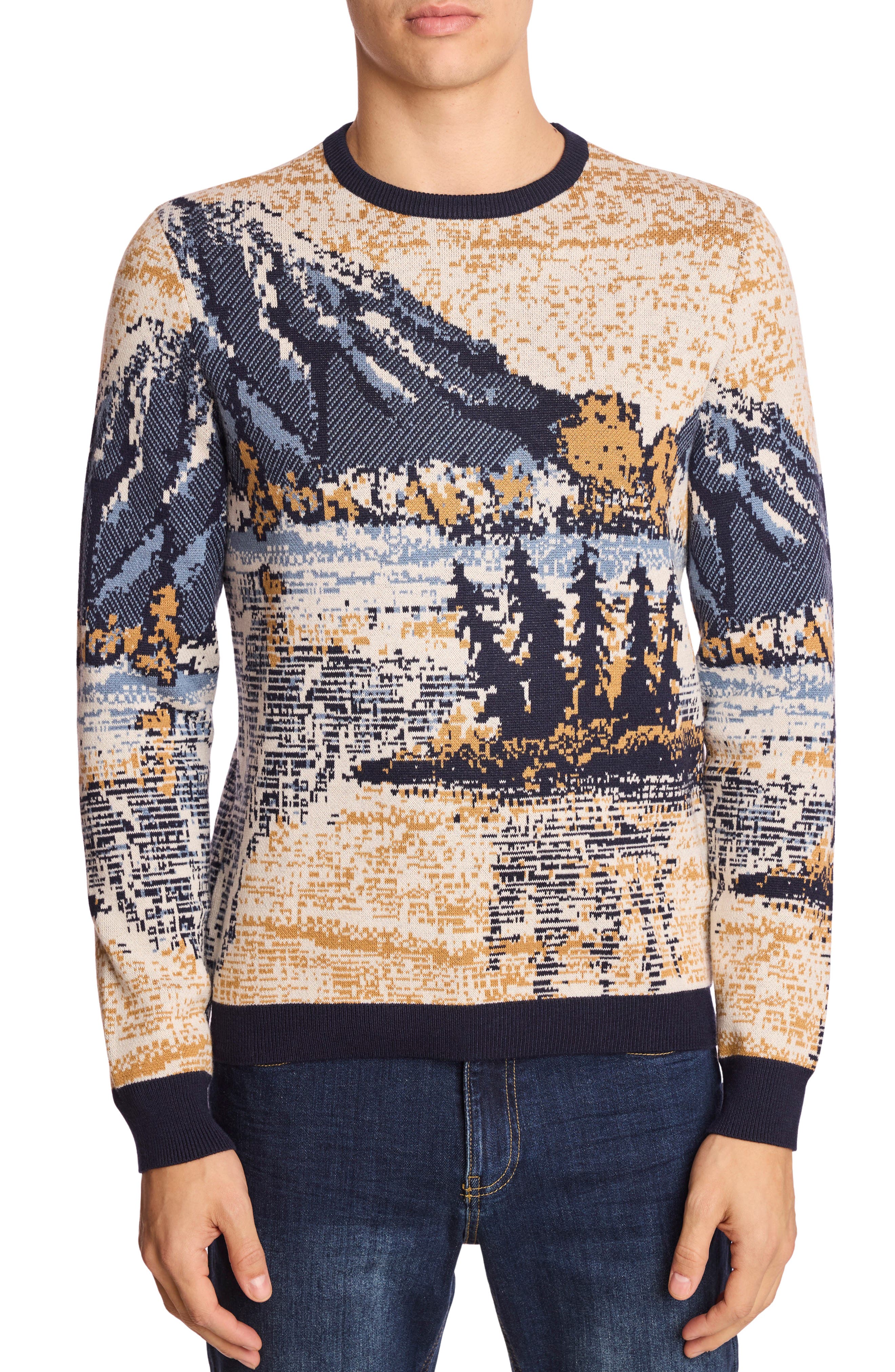PAISLEY & GRAY Mountain Retreat Crewneck Sweater