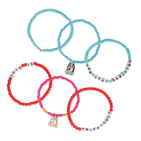 Fashion Stretch Bracelet Set, 6 Count