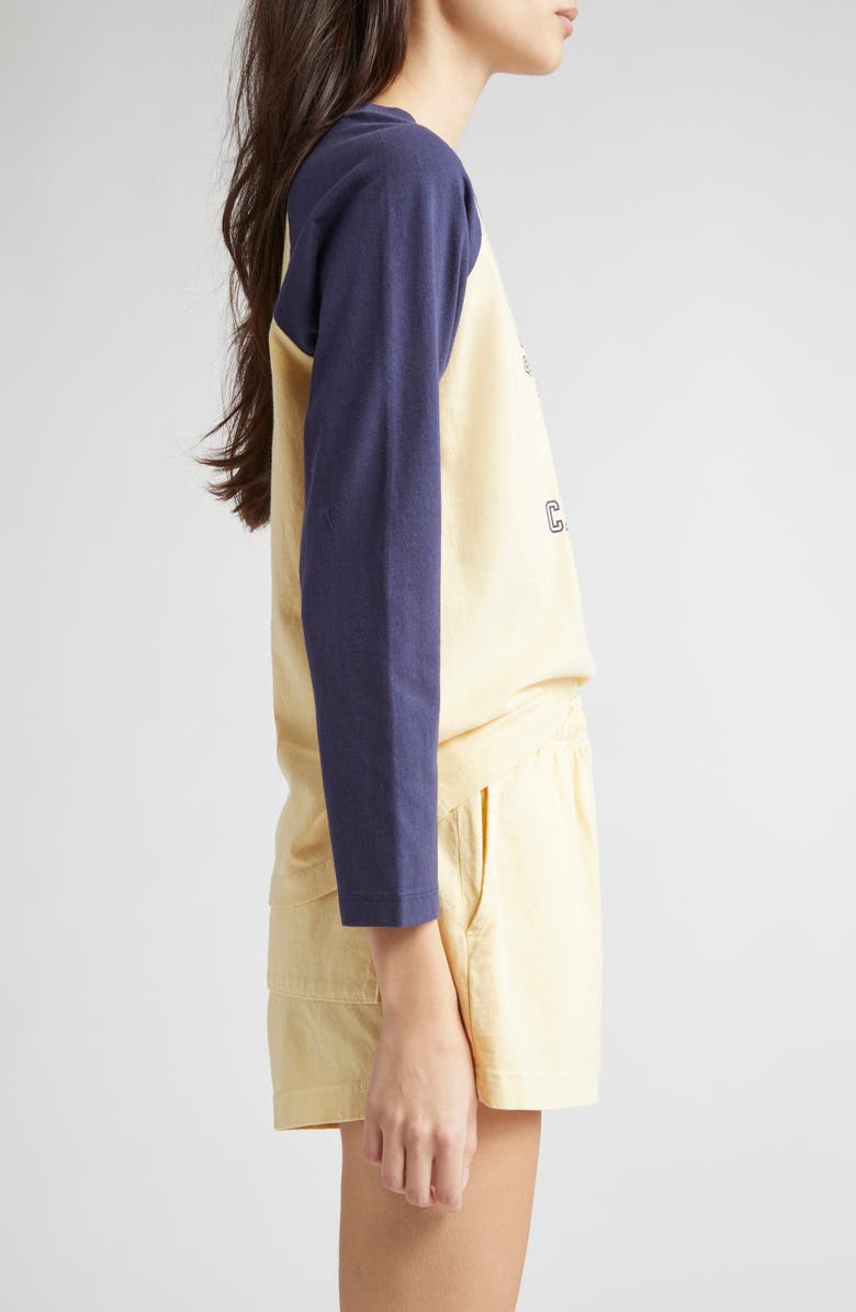 Sporty & Rich California Emblem Graphic Baseball T-Shirt, Alternate, color, 