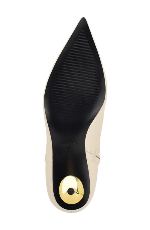 Nine West Hamesa Pointed Toe Bootie In White