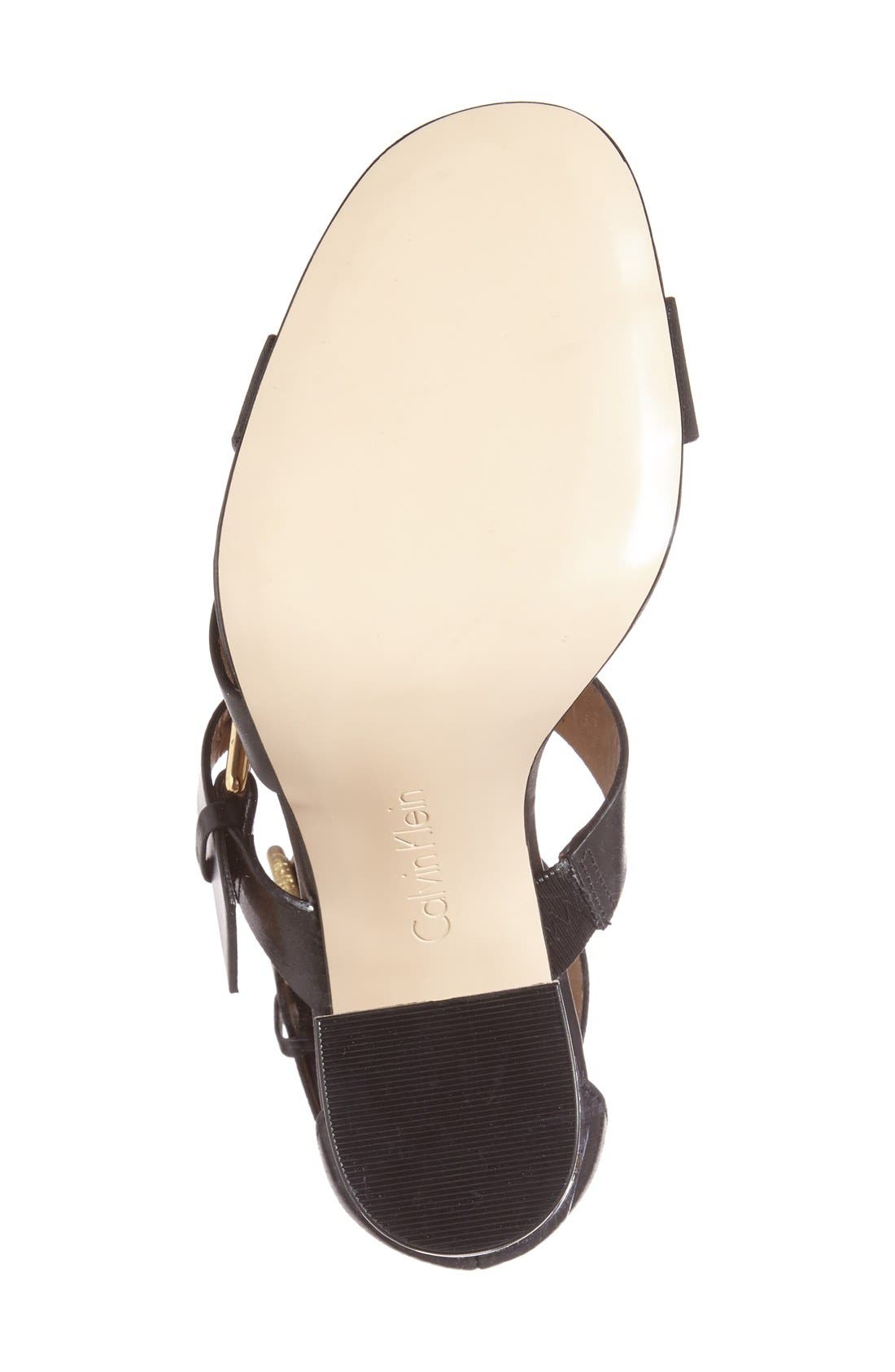 Calvin Klein 'Luana' Sandal, Alternate, color, 