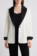 KOBI HALPERIN Camille Two Tone Wool Blend Blazer