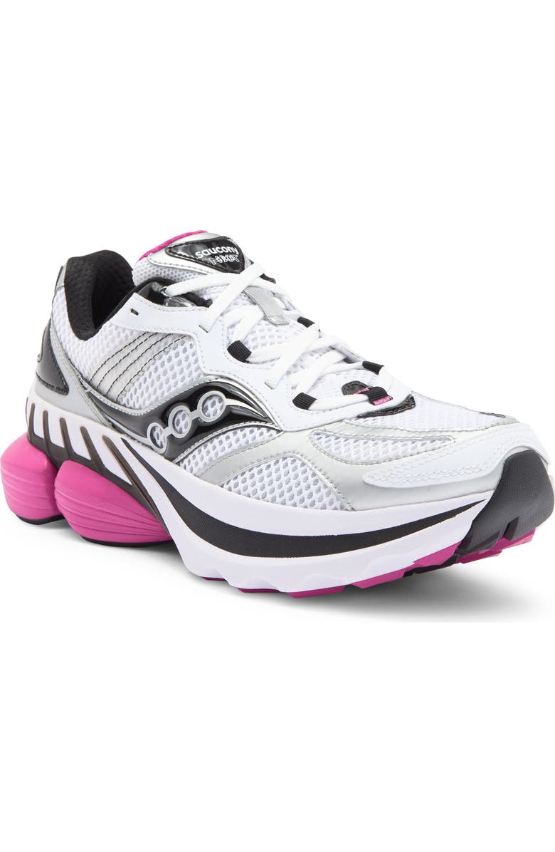 Saucony GRID NXT Sneaker, Main, color, Silver/ Pink