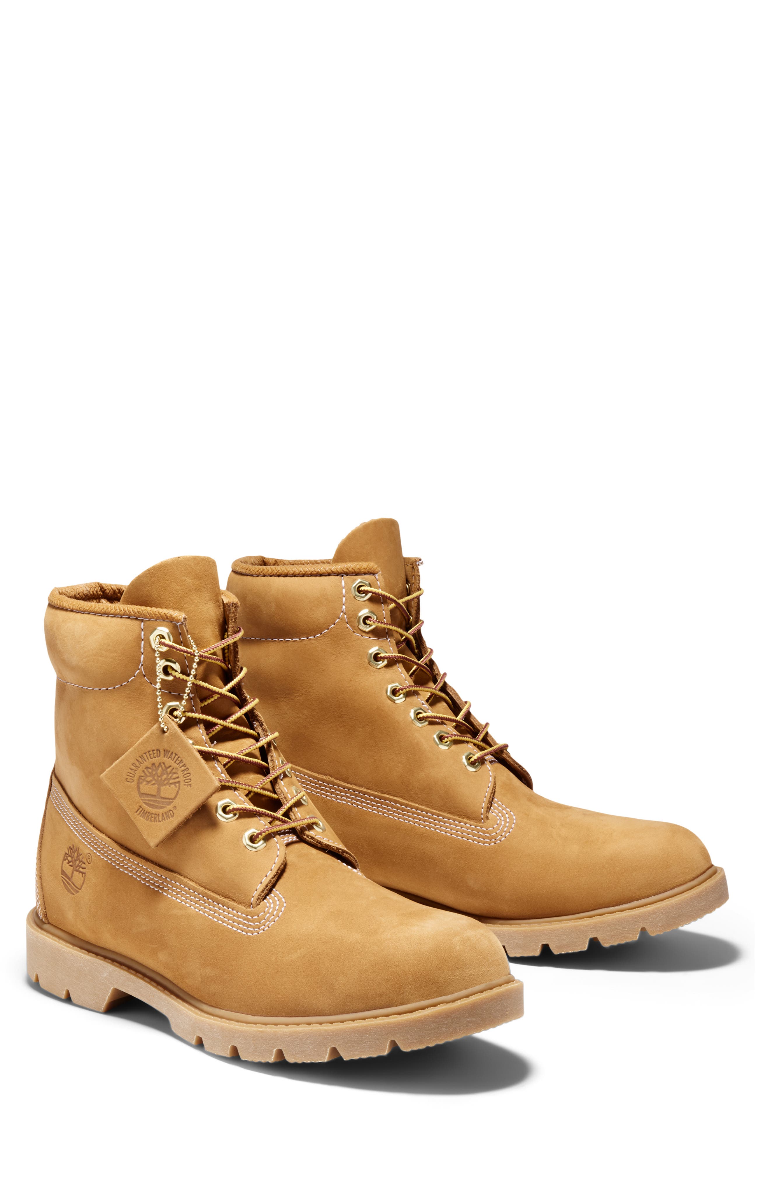 Timberland 6-Inch Waterproof Plain Toe Boot, Main, color, 