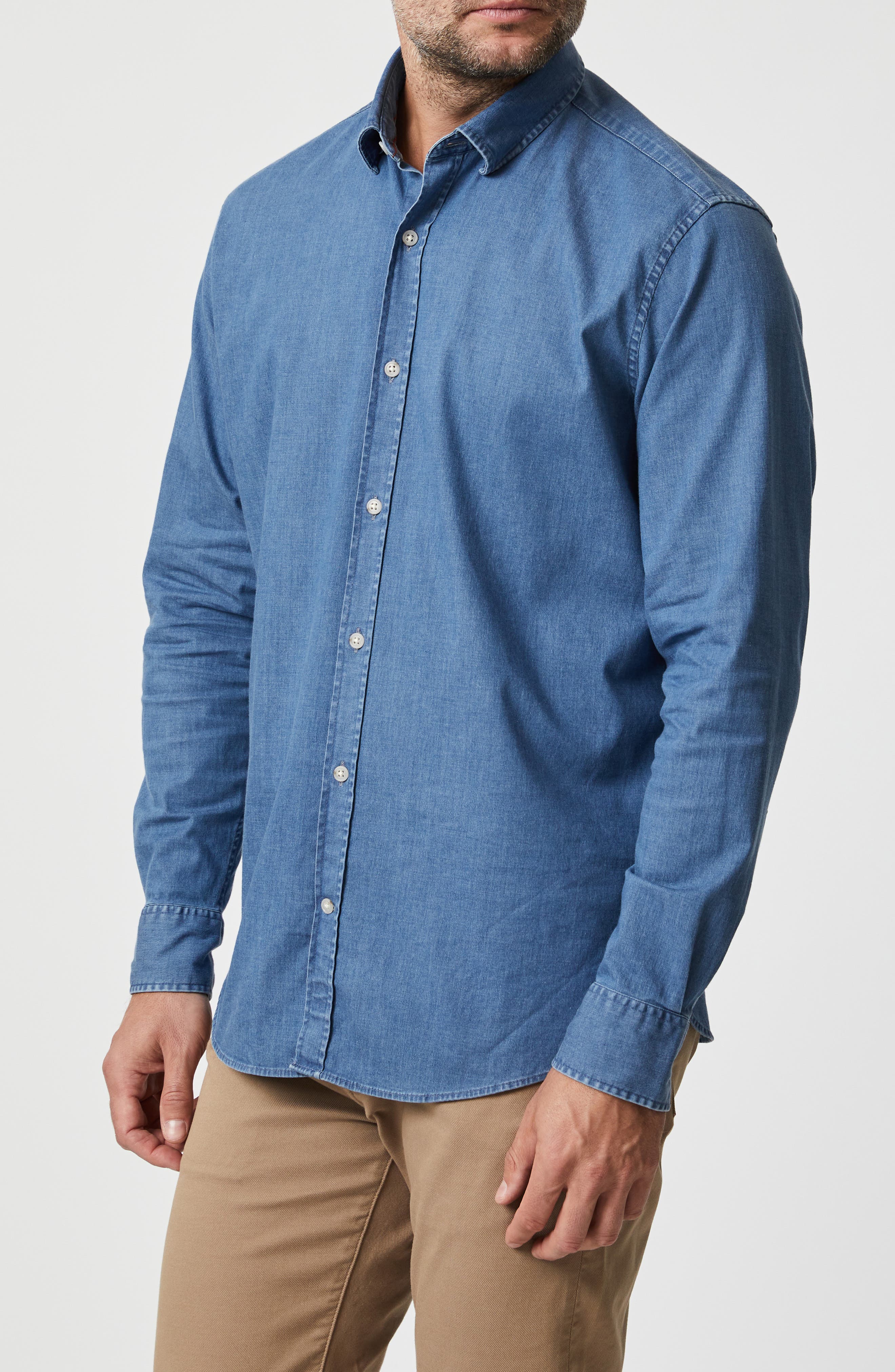 34 Heritage Denim Button-Up Shirt (Men) | Nordstrom