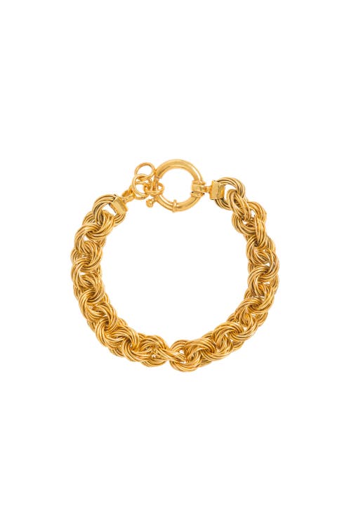 Freya Rose Sumba Circular Bracelet Gold In Gold