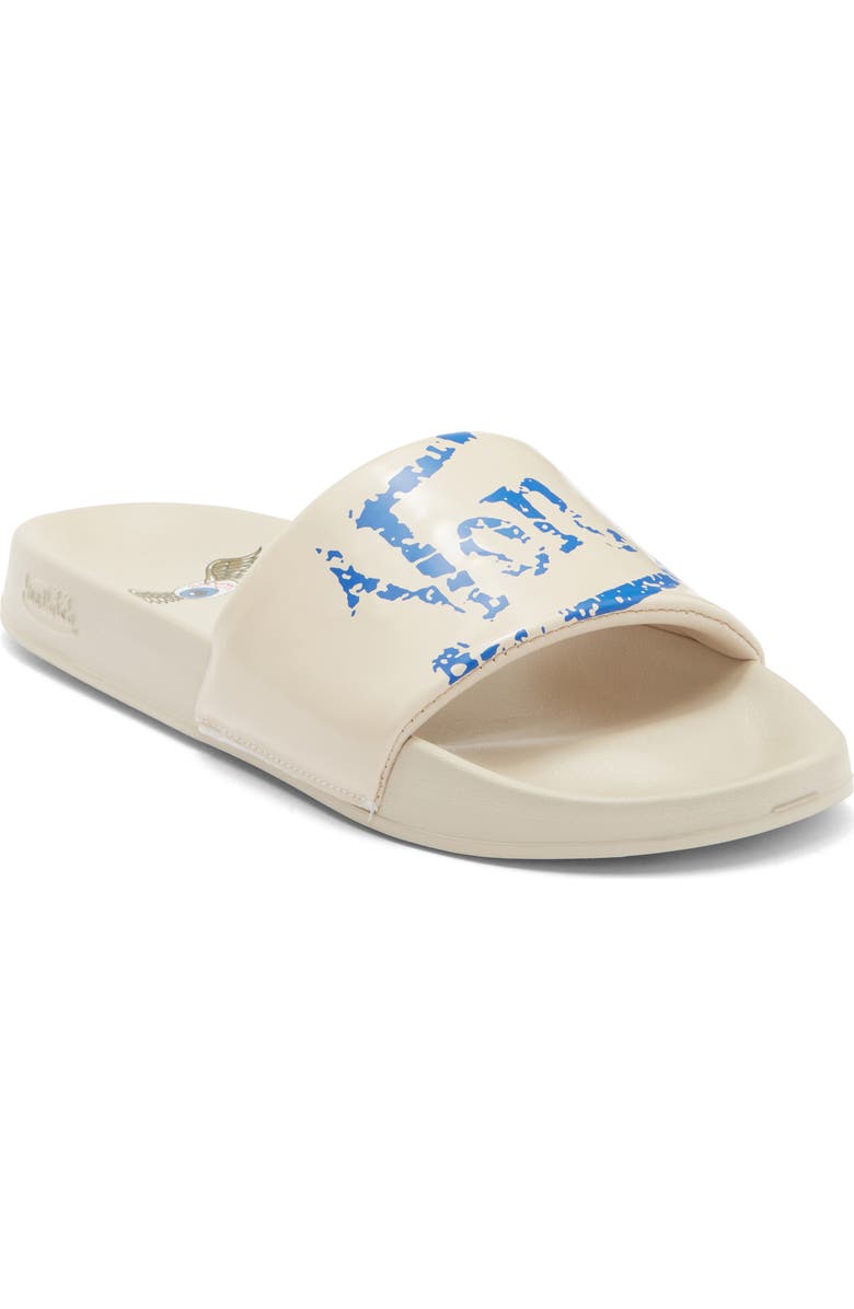 Von Dutch Vandal Slide Sandal, Main, color, Cream Blue