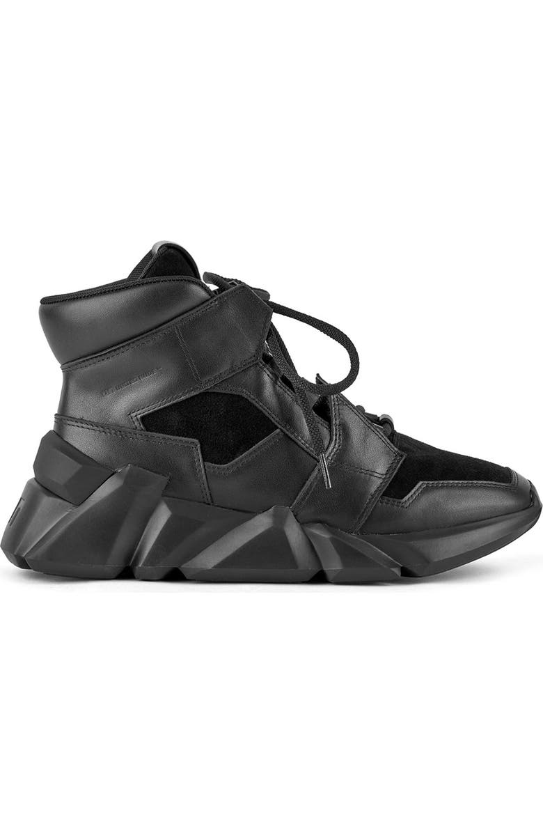 United Nude Space Kick Jet Hi Mens, Main, color, Black Ii