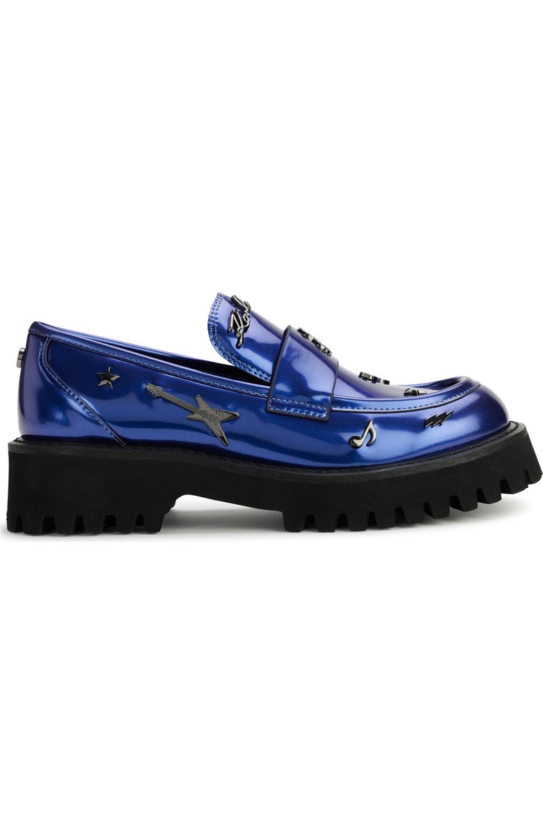 KARL LAGERFELD PARIS Gaston Rocker Lug Sole Loafer, Alternate, color,