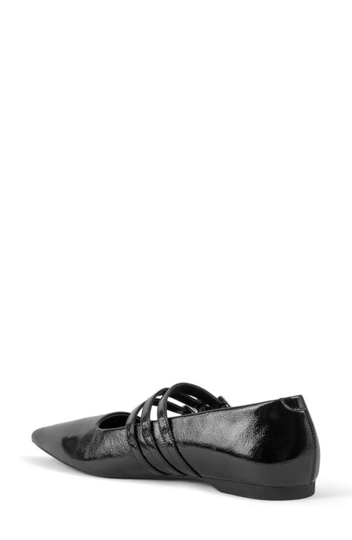 Vagabond Shoemakers Hermine Pointed Toe Mary Jane Flat In Black