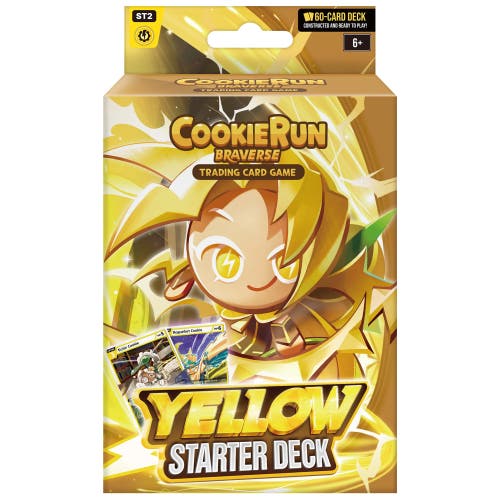 DevSisters CookieRun Braverse Trading Card Game, Starter Deck Yellow, Defensive Game Play in Multicolored  product