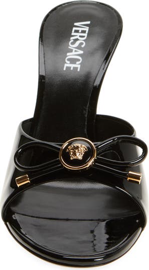 【関税＆送料込み】Versace Opera Sandals Versace Opera Bow Slide Sandal (Women) | Nordstrom