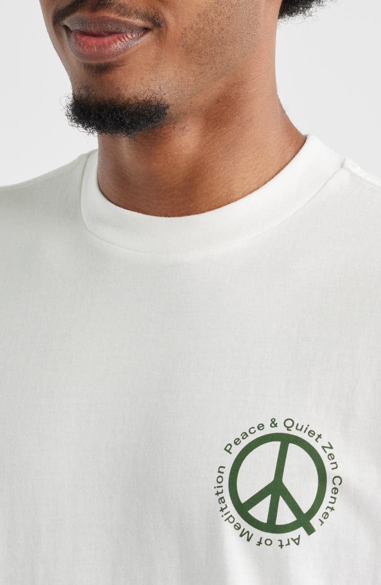 Museum of Peace & Quiet Zen Center Graphic T-Shirt, Alternate, color,