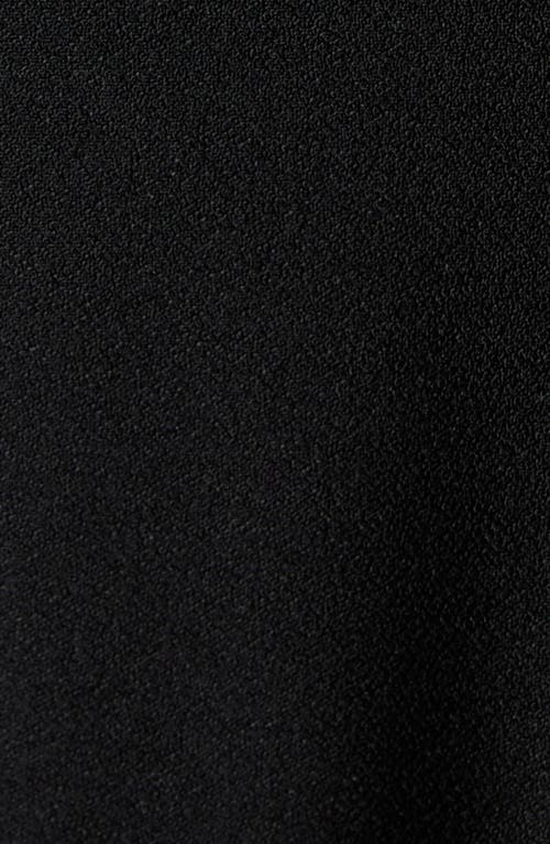 Moncler Robe Midi En Satin In Black