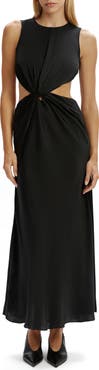 Bardot Esfira Twist Front Cutout Maxi Dress
