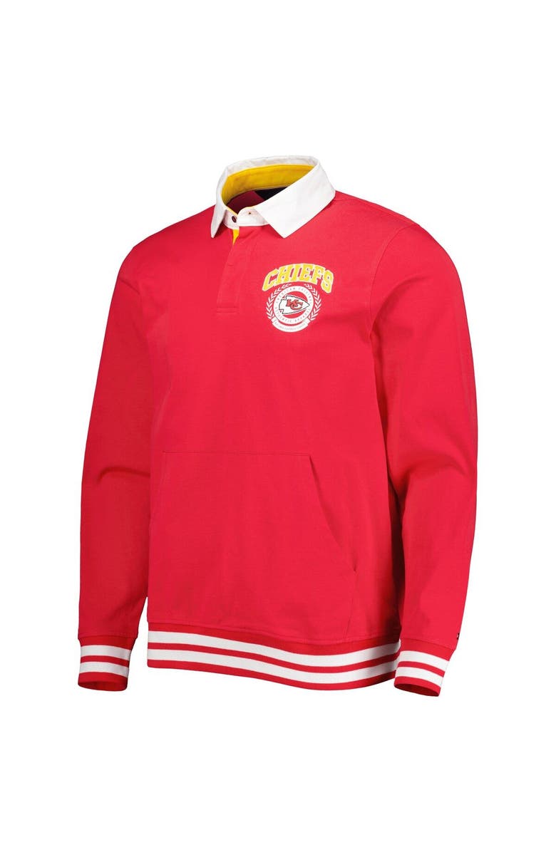 Tommy Hilfiger Men's Tommy Hilfiger Red Kansas City Chiefs Cody Long Sleeve Polo, Alternate, color, Red