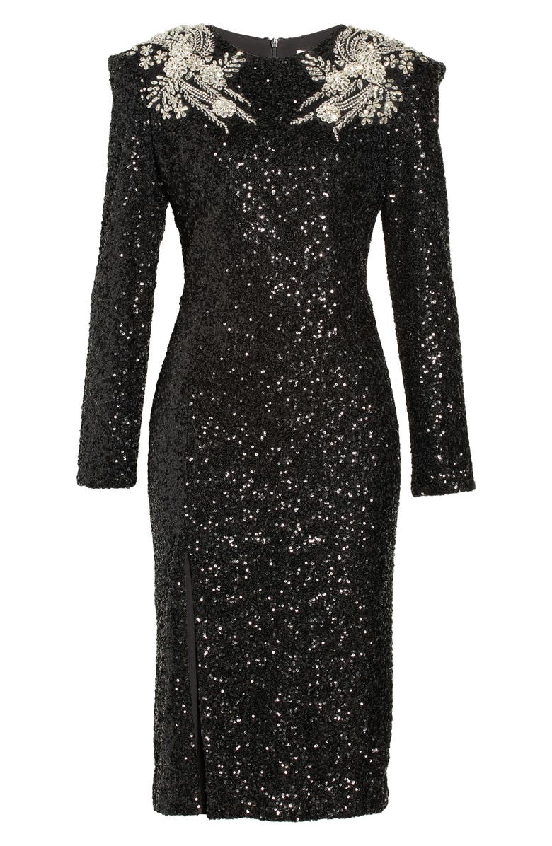 HELSI Frida Sequin & Crystal Cocktail Dress, Alternate, color,