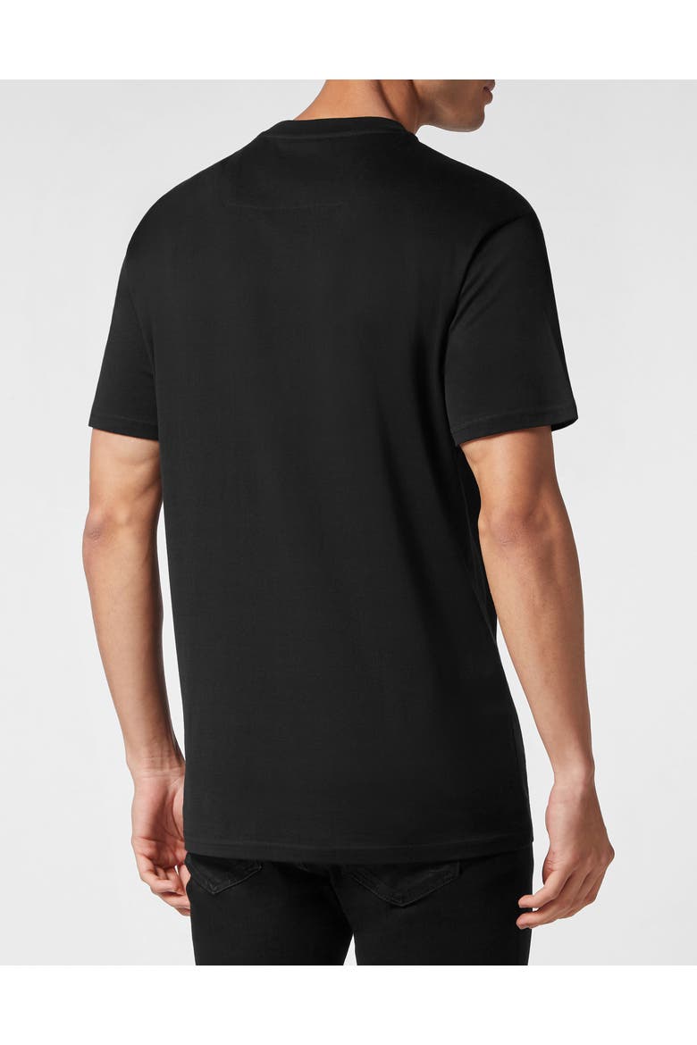 T-Shirt Round Neck Ss Skull&Amp;Bones Men, Alternate, color, black