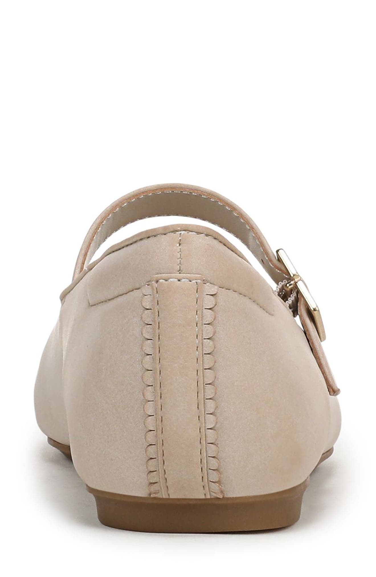 Wexley Mary Jane Ballet Flat, Alternate, color, CHALK BEIGE FAUX LEATHER
