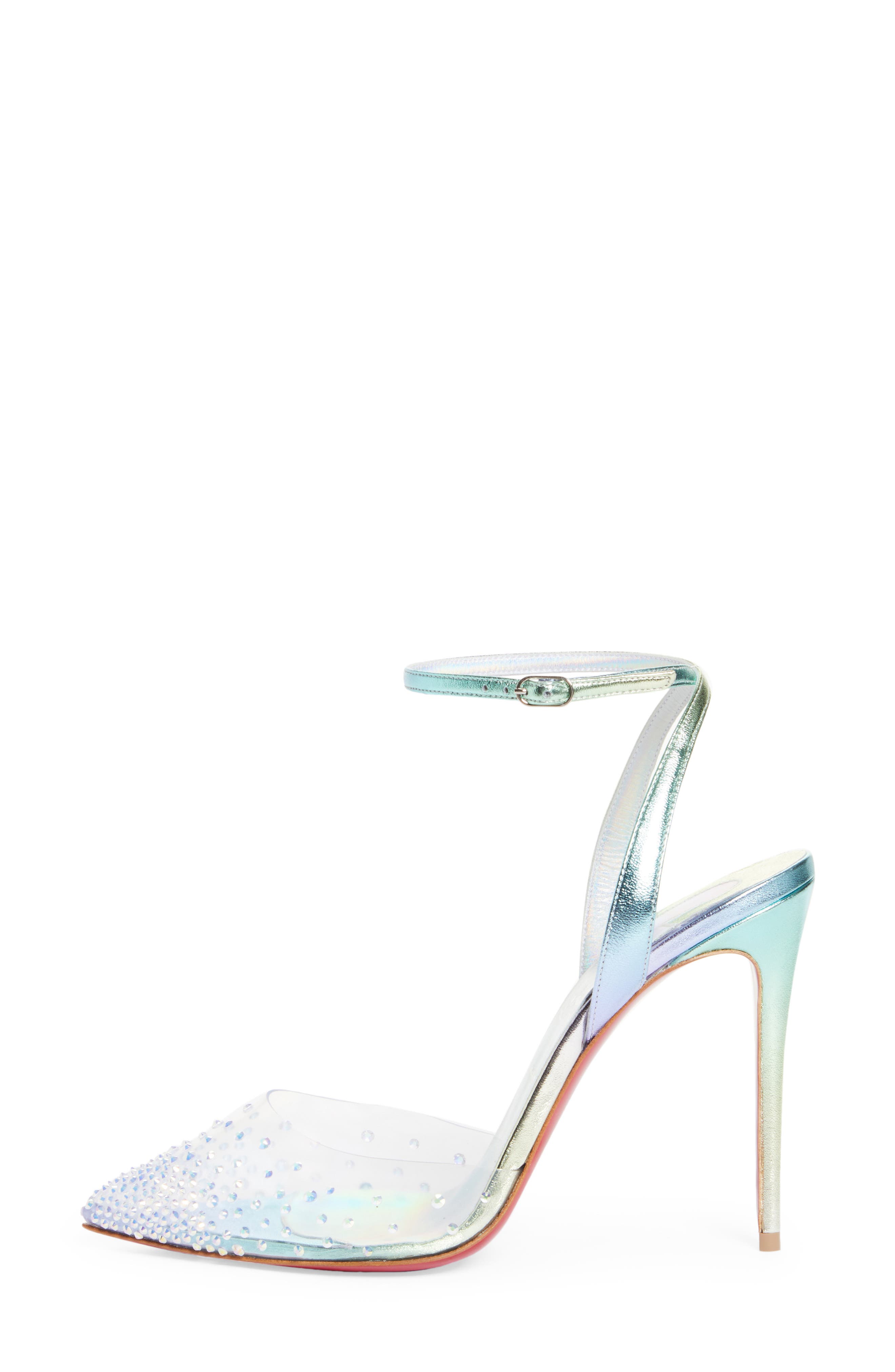 Spikaqueen Pointed Toe Pump, Alternate, color, CLEAR