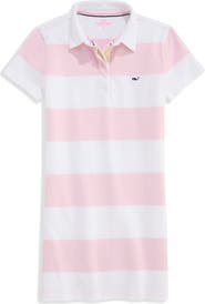 vineyard vines Kids' Striped Rugby Dress