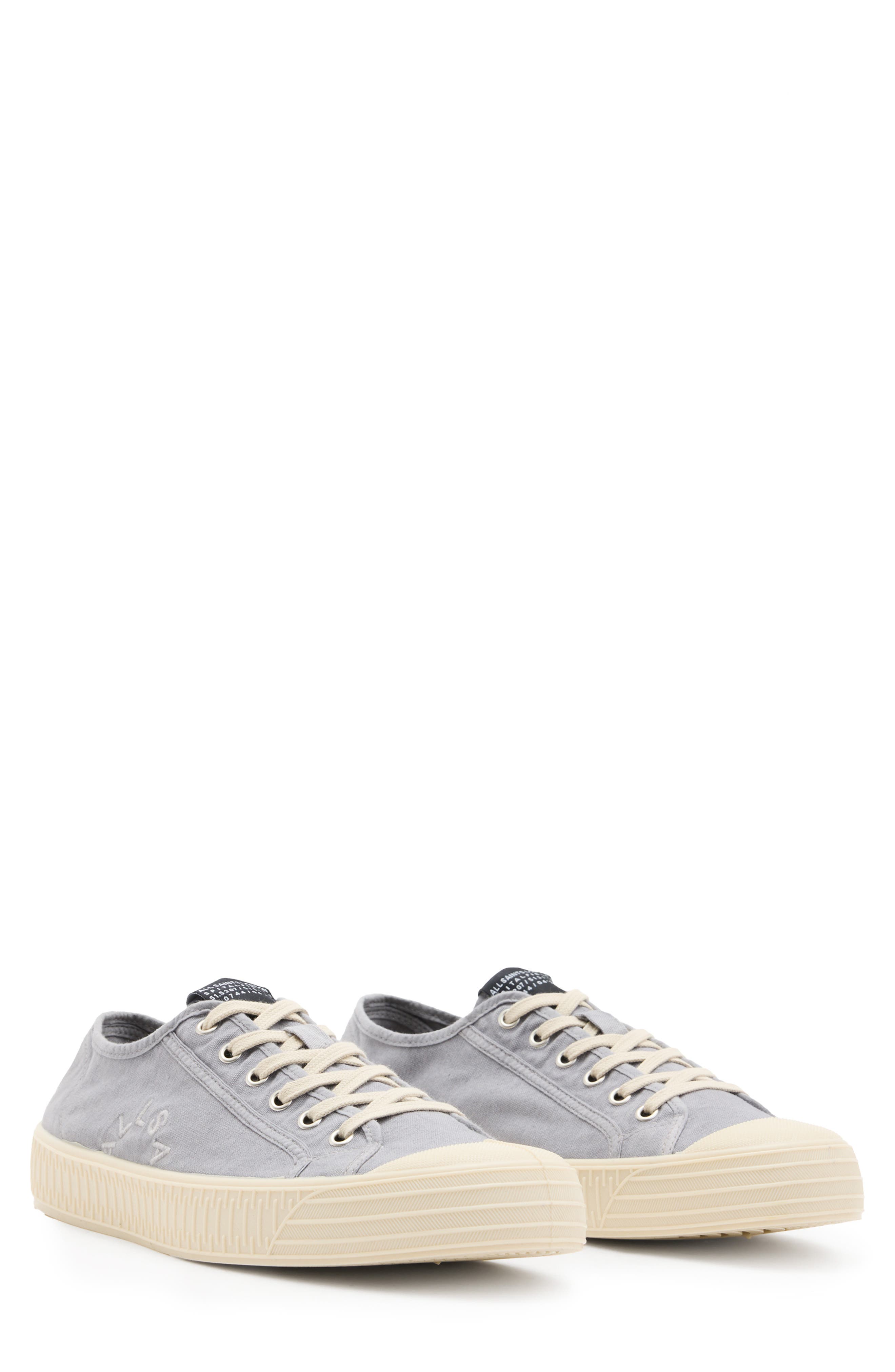 AllSaints Sherman Low Top Canvas Sneaker, Main, color, 