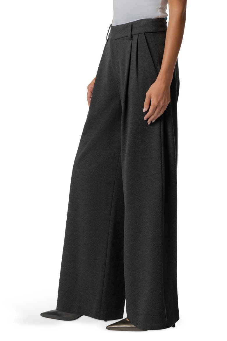 Cheryl High Waist Wide Leg Pants, Alternate, color, CHARCOAL