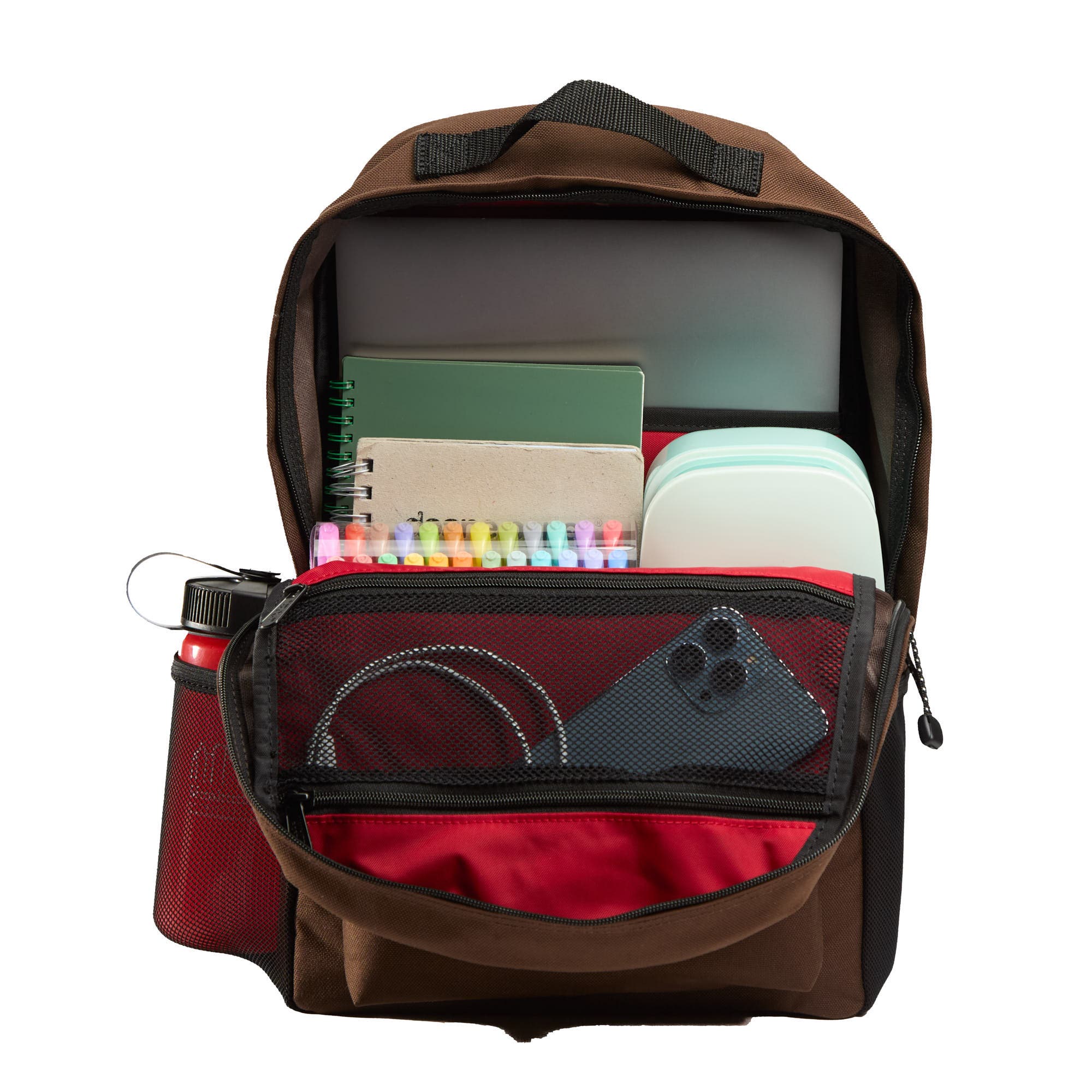 Manhattan Portage Knickerbocker backpack, Alternate, color, Dark Brown