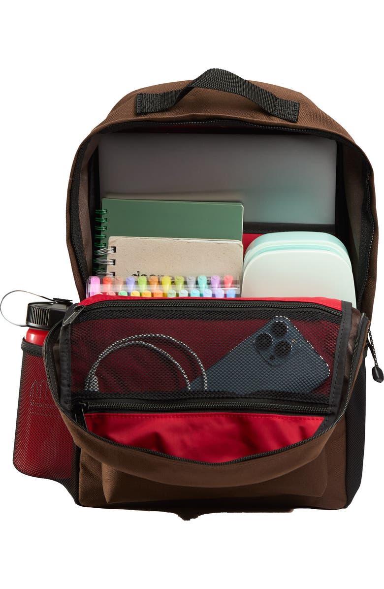 Manhattan Portage Knickerbocker backpack, Alternate, color, Dark Brown