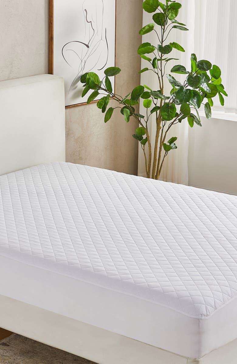 Woven & Weft Quilted Mattress Pad, Alternate, color, White