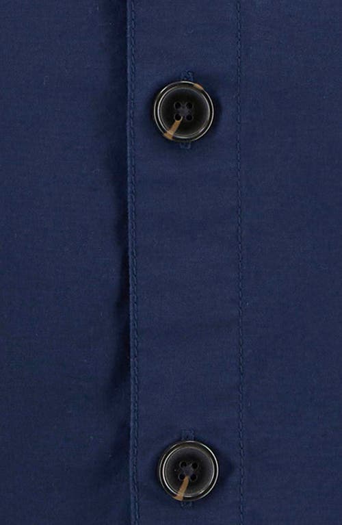 Barbour Cole Tailored Poplin Overshirt In Blue