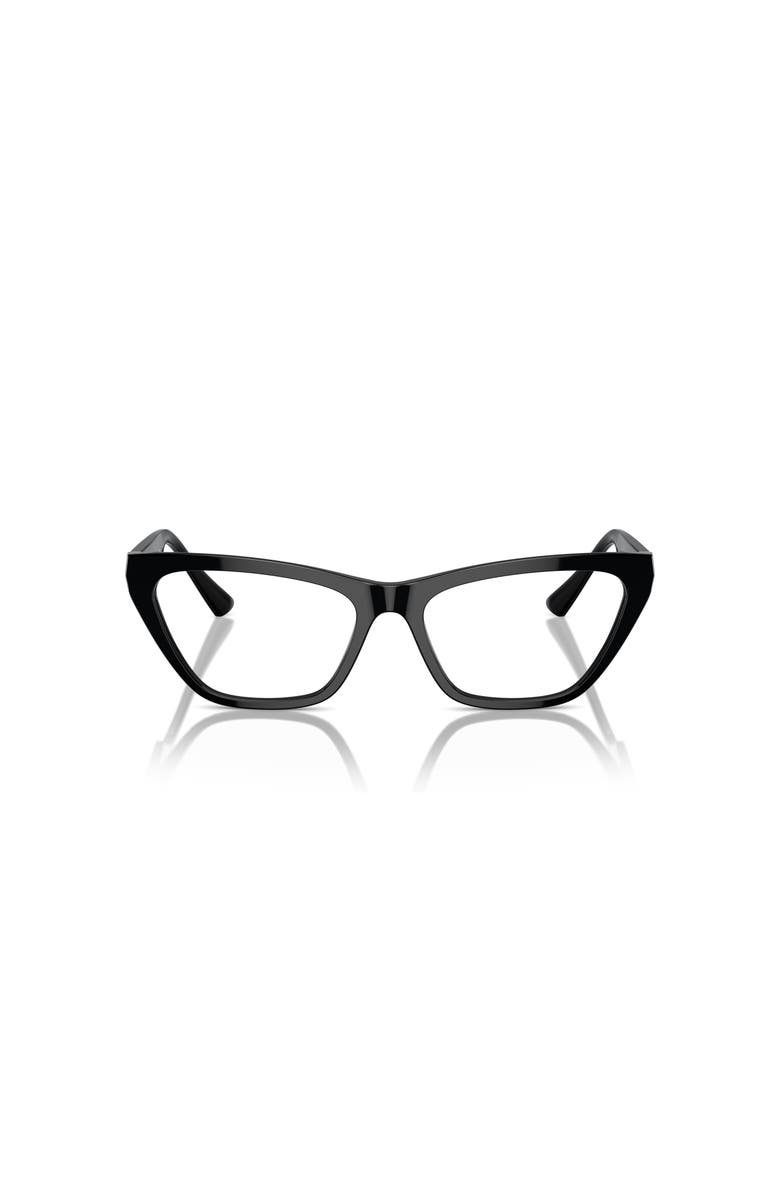 Jimmy Choo 52mm Cat Eye optical glasses, Alternate, color, Black
