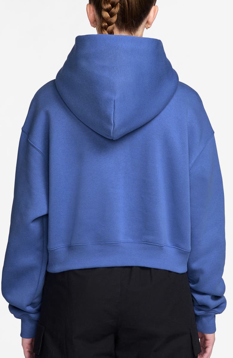 Nike Sportswear Phoenix Fleece Crop Sweatshirt, Alternate, color, Light Medium Blue/ Sail