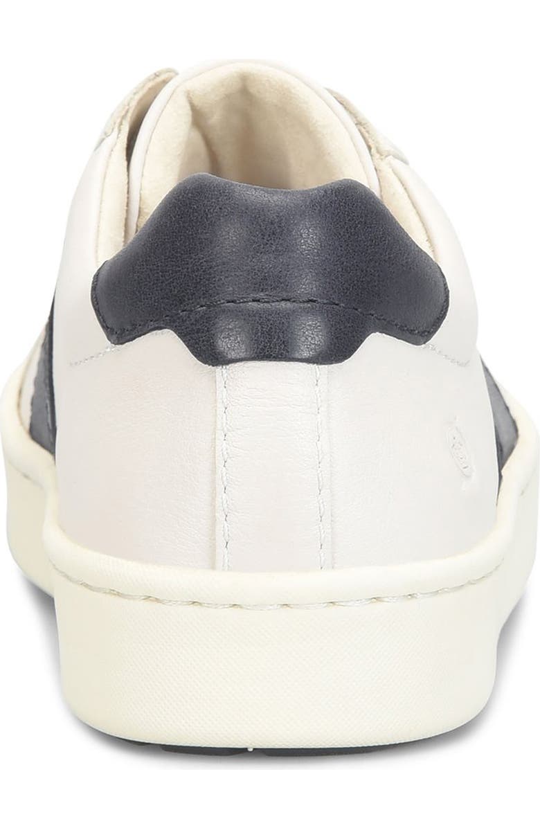 Børn Beck Tie Low Top Sneaker, Alternate, color, White Leather