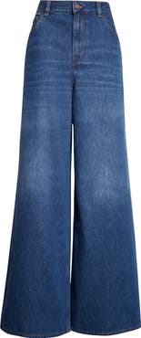 Chloé High Waist Wide Leg Jeans