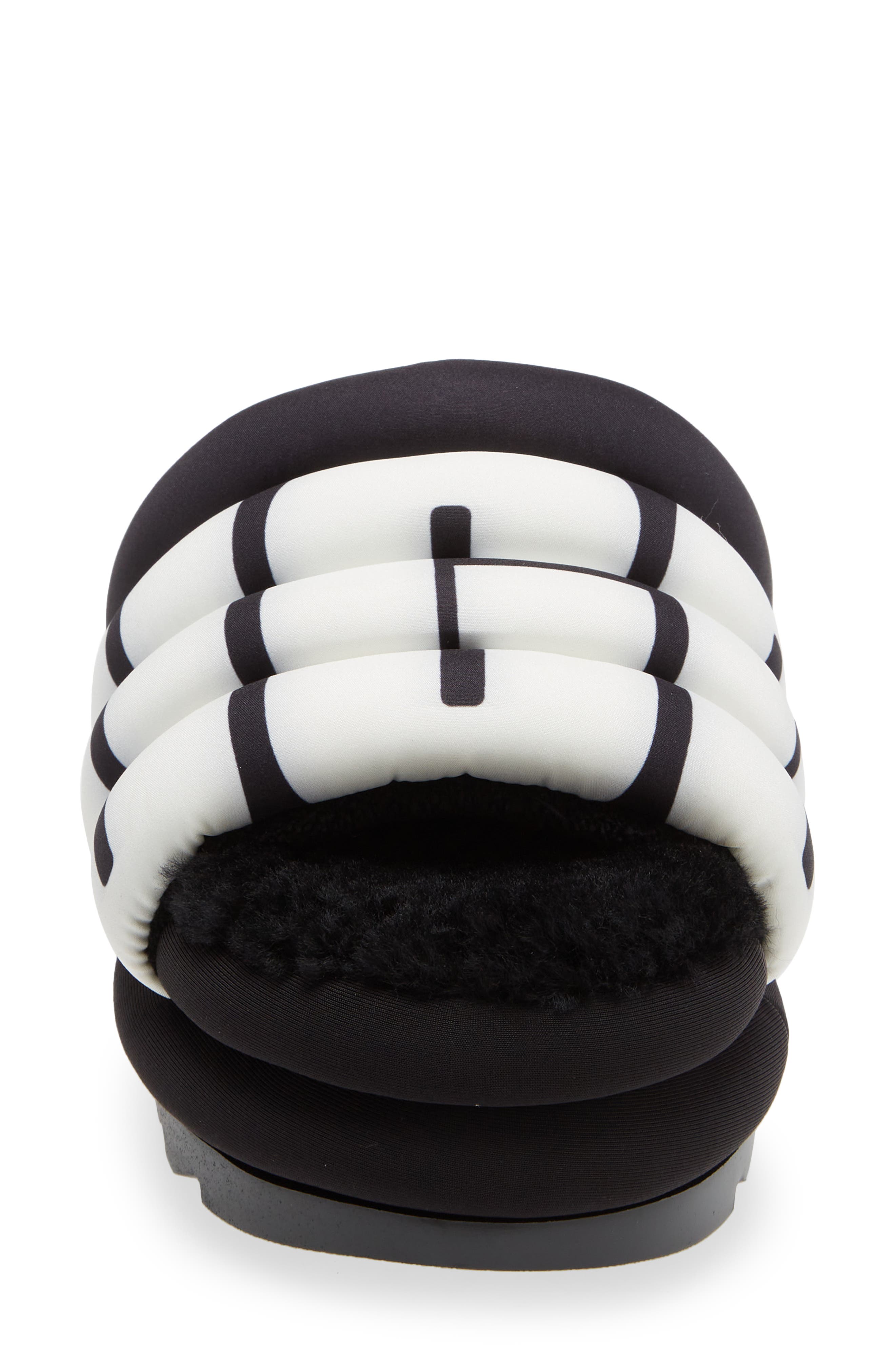 UGG<sup>®</sup> Maxi Genuine Shearling Lined Sandal, Alternate, color, 