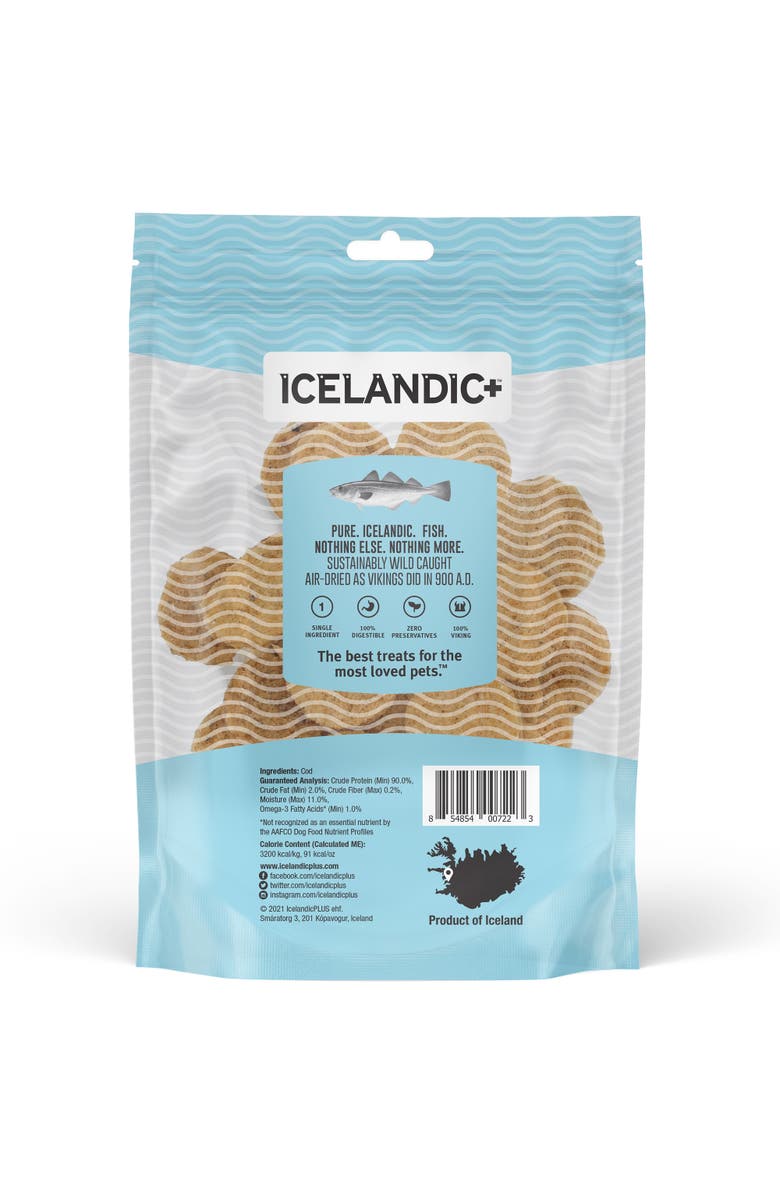 ICELANDIC+ Cod Fish Chips Dog Treat 2.5Oz Bag, Alternate, color, Multicolored