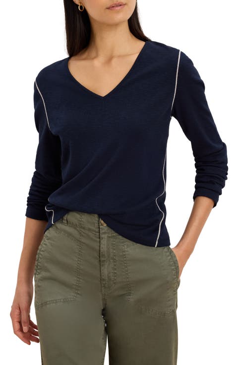 Cotton & Modal Long Sleeve T-Shirt