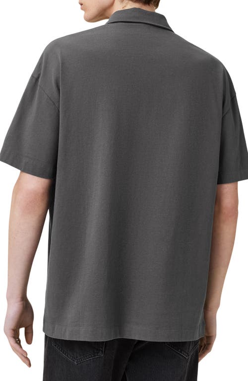Allsaints Xander Oversized Polo Shirt