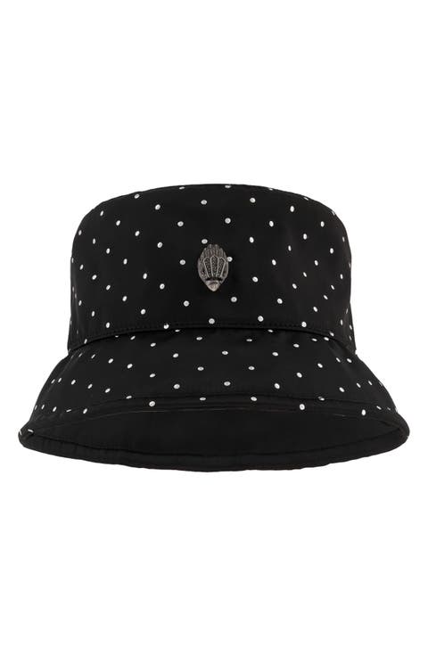 Studded Reversible Nylon Bucket Hat